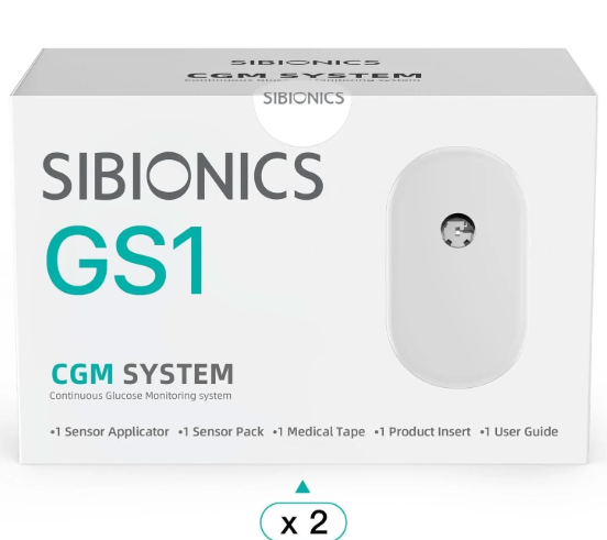 SIBIONICS GS1 Système de surveillance continue du glucose