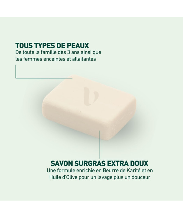 VENDÔME - CALM V+ - Savon Surgras Extra-Doux Beurre De Karité