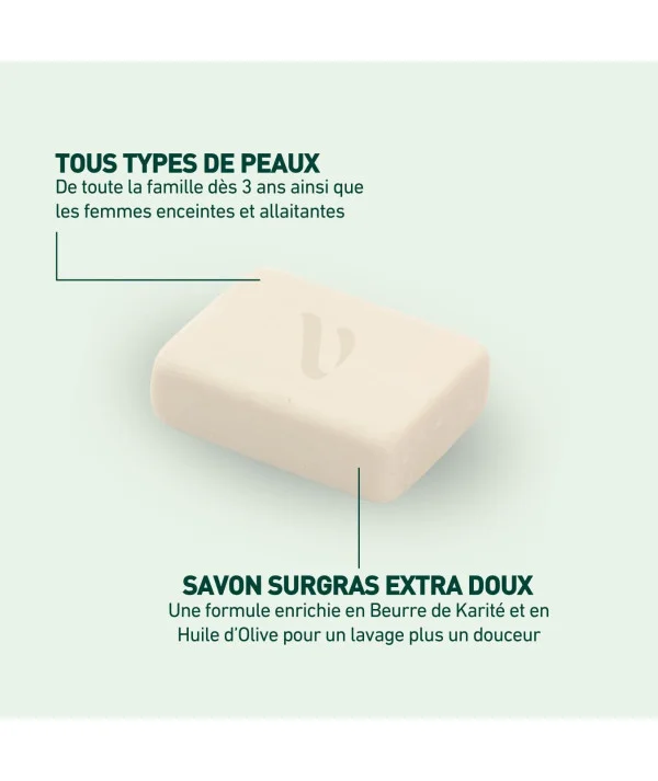 VENDÔME - CALM V+ - Savon Surgras Extra-Doux Beurre De Karité