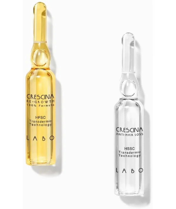 Crescina HFSC Transdermic Technology Physiologique Croissance des Cheveux 200 Femmes 20 Fioles