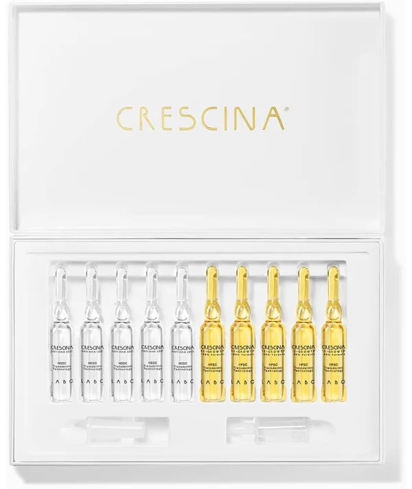 Crescina HFSC Transdermic Technology Physiologique Croissance des Cheveux 200 Femmes 20 Fioles