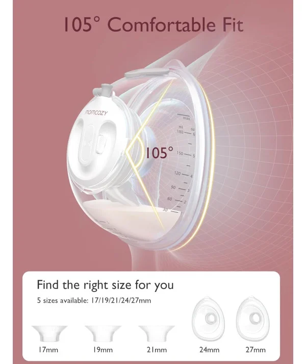 Tire-Lait Mains Libres & Sans Fil Momcozy V2 Pro - Paralabel