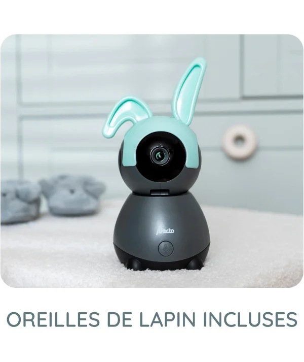 Alecto SMARTBABY10BK Babyphone WiFi avec caméra HD