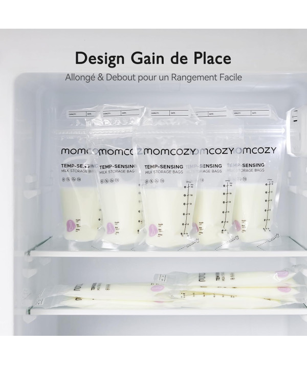 Momcozy Sachets de Congélation Lait Maternel 180mL