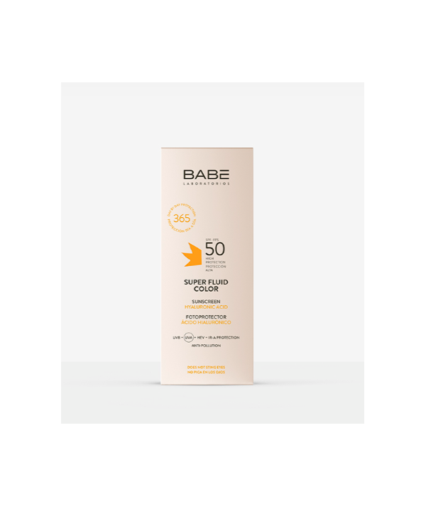 Crème visage Super Fluid protection solaire teintée SPF 50