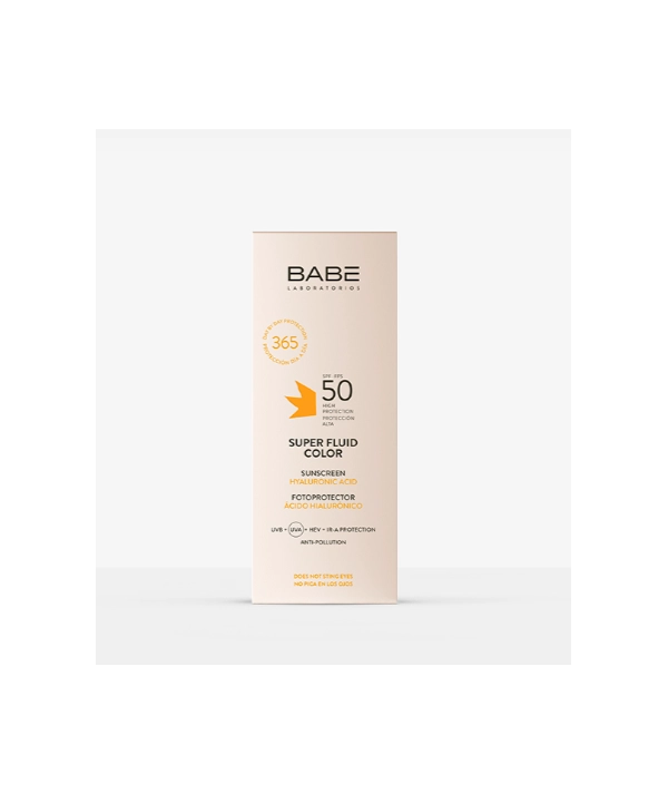Crème visage Super Fluid protection solaire teintée SPF 50