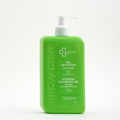 INNOVADERM ACNEBAK GEL NETTOYANT PEAU GRASSE 380ML