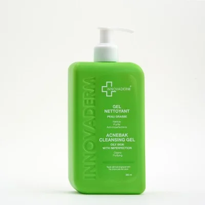 INNOVADERM ACNEBAK GEL NETTOYANT PEAU GRASSE 380ML