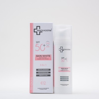 INNOVADERM SKIN WHITE Fond de Teint Mineral Anti taches - Sand 02