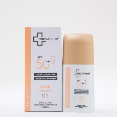INNOVADERM Fond de Teint Minéral 1 Ivory SPF50+