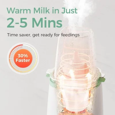 Momcozy Chauffe-Biberon Stérilisateur Intelligent 6-en-1