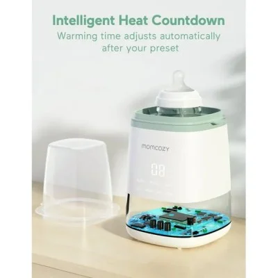 Momcozy Chauffe-Biberon Stérilisateur Intelligent 6-en-1