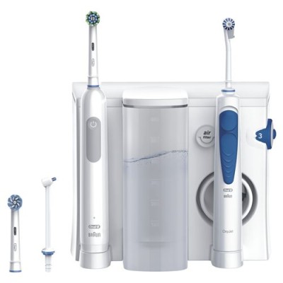 Oral-B Brosse à dent élecrtrique Combiné Dentaire PRO 700 + Waterjet