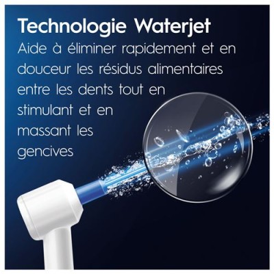Oral-B Brosse à dent élecrtrique Combiné Dentaire PRO 700 + Waterjet