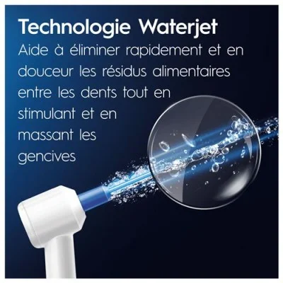 Oral-B Brosse à dent élecrtrique Combiné Dentaire PRO 700 + Waterjet