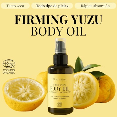 Alma Secret YUZU Glow Shimmer Body Oil Firming AND Anti Cellulite