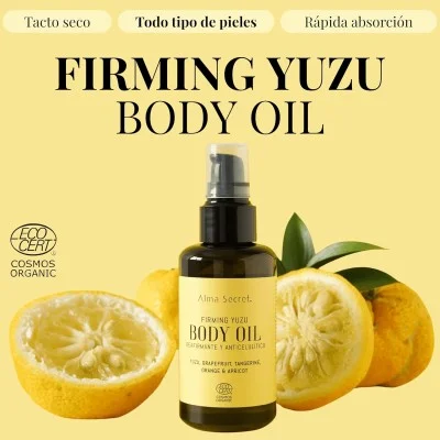 Alma Secret YUZU Glow Shimmer Body Oil Firming AND Anti Cellulite