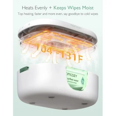 Momcozy Chauffe Lingettes & Veilleuse Intégrée