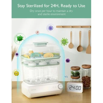 Momcozy Stérilisateur & Sécheur de Biberons 8-en-1