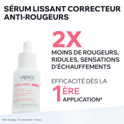 Uriage ROSELIANE SÉRUM LISSANT CORRECTEUR ANTI-ROUGEURS
