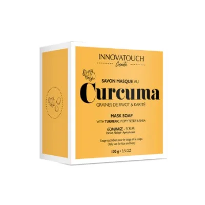 INNOVATOUCH Savon masque 2 en 1 au Curcuma