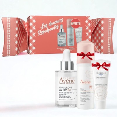 AVENE COFFRET DOUCEUR REPILANTE SERUM HYALURON ACTIV B3 30ML+MOUSSE NETTOYANTE 50ML (OFFERT)+HYDRANCE RICHE 15ML(OFFERT) AVSA01