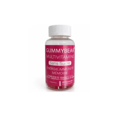 GummyBear Women’s Multi 60 Gummies SANS SUCRE