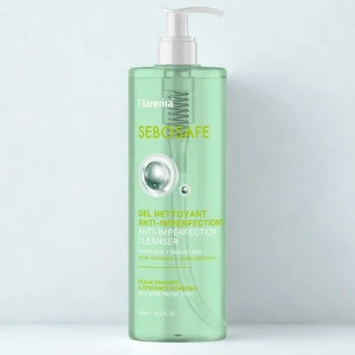 CLARENIA SEBOSAFE GEL NETTOYANT ANTI IMPERFECTIONS 400ML