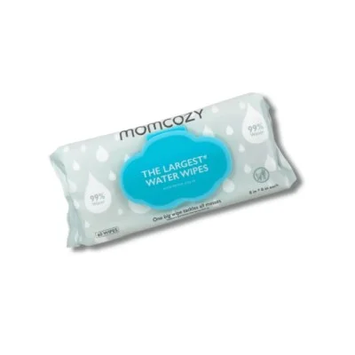 Momcozy Lingettes pour Bébé à 99 % d'eau Pureté Supérieure 60 Pieces