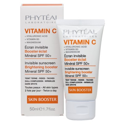 PHYTEAL VITAMINE C ECRAN INVISIBLE SPF 50+ 100% MINERAL 50 ML
