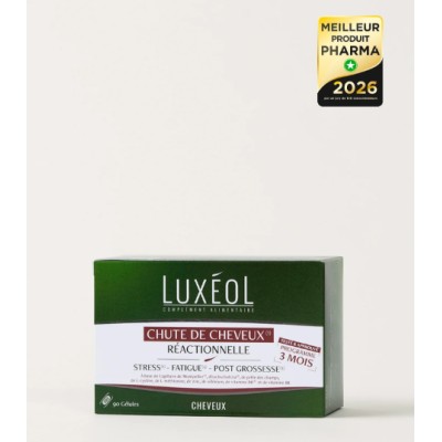 LUXEOL CHUTE DE CHEVEUX REACTIONNELLE 3MOIS 90 GELULES