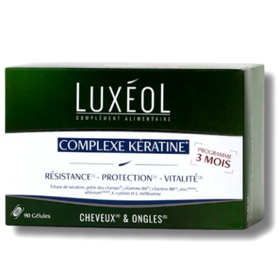 LUXEOL COMPLEXE KERATINE 3MOIS 90 GELULES