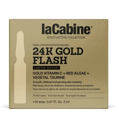 LaCabine 24K Gold Flash Édition Limitée 10 Ampoule