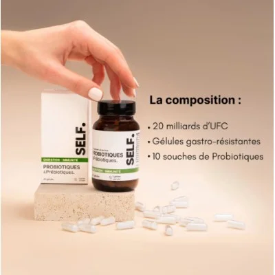 Self Probiotiques et Prébiotiques 60 gélules