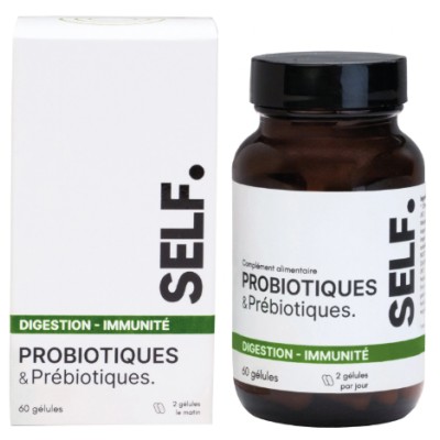 Self Probiotiques et Prébiotiques 60 gélules