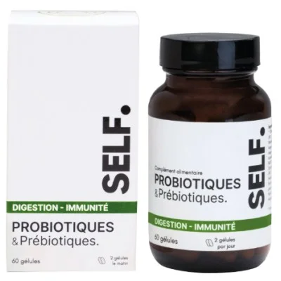 Self Probiotiques et Prébiotiques 60 gélules
