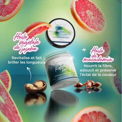 es Secrets de Loly Repair Time Masque hydratant Fortifiant & démêlage facile