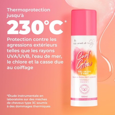 Les Secrets de Loly – Cocktail Curl Remedy – Spray capillaire hydratant Réparateur anti-fourche