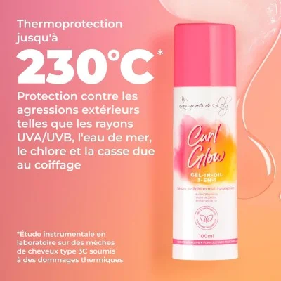 Serum Thermoprotecteur Curl Glow Les Secrets de Loly - 100ml