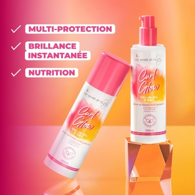 Les Secrets de Loly – Cocktail Curl Remedy – Spray capillaire hydratant Réparateur anti-fourche