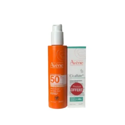 AVENE SPRAY ADULTE SPF50+ 200ML+ CREME CICALFATE+ 40ML OFFERTE