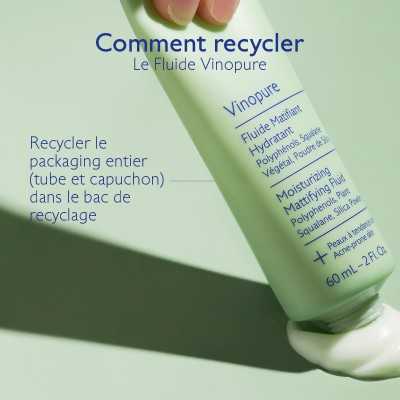 Caudalie Vinopure – Fluide matifiant hydratant