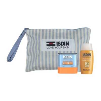 ISDIN Pack Invisible Stick SPF50 + Fusion Water Magic Glow SPF50 50 ml + Trousse Offerte