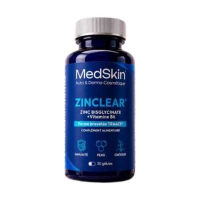 MEDSKIN ZINCLRAR 30 GELULES