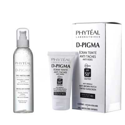 PHYTEAL DPIGMA ECRAN TEINTE BEIGE ECLAT SPF50+EAU MICELLAIRE A L'ALOE VERA 150ML (OFFERTE)