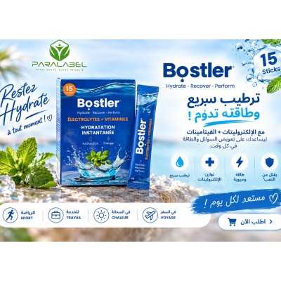 Bostler Menthe electrolytes + vitamines