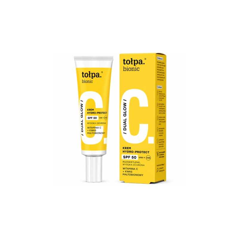 TOLPA BIONIC DUAL GLOW CREME HYDRO PROTECT SPF 50 40ML