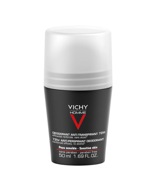 Vichy Homme Déodorant Contrôle Extrême 72h Roll-On 50 ml