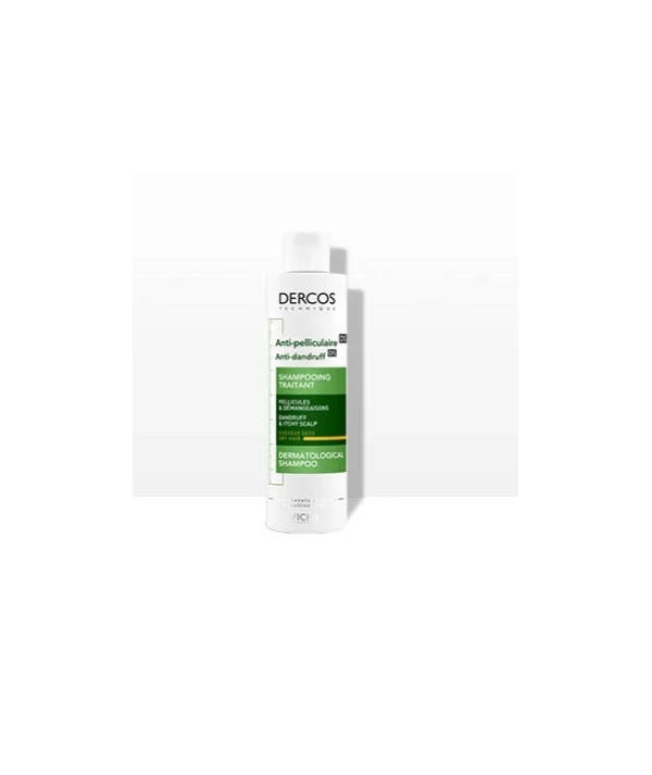 VICHY DERCOS ANTI-PELLICULAIRE SHAMPOOING TRAITANT CHEVEUX secs 200ML