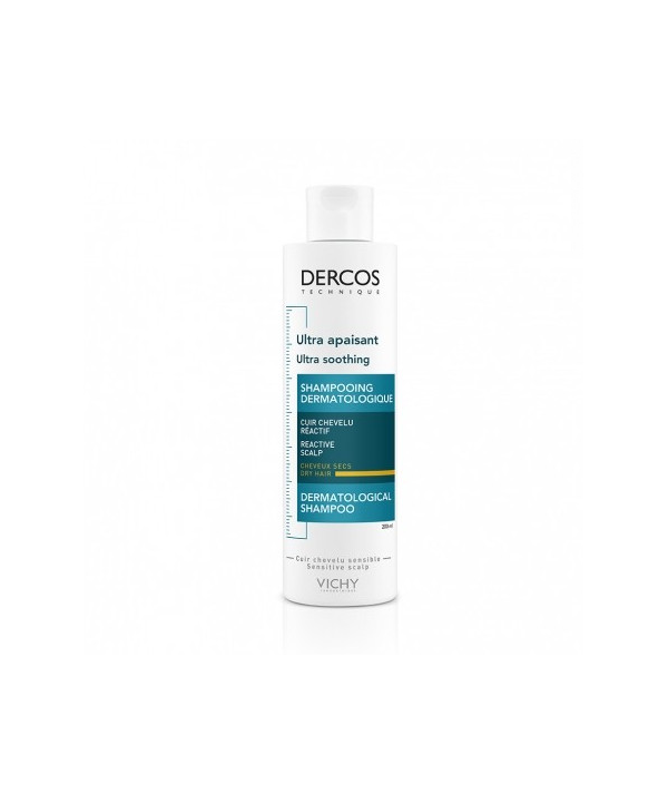 VICHY DERCOS SHAMPOOING ULTRA APAISANT CHEVEUX SECS 200ML